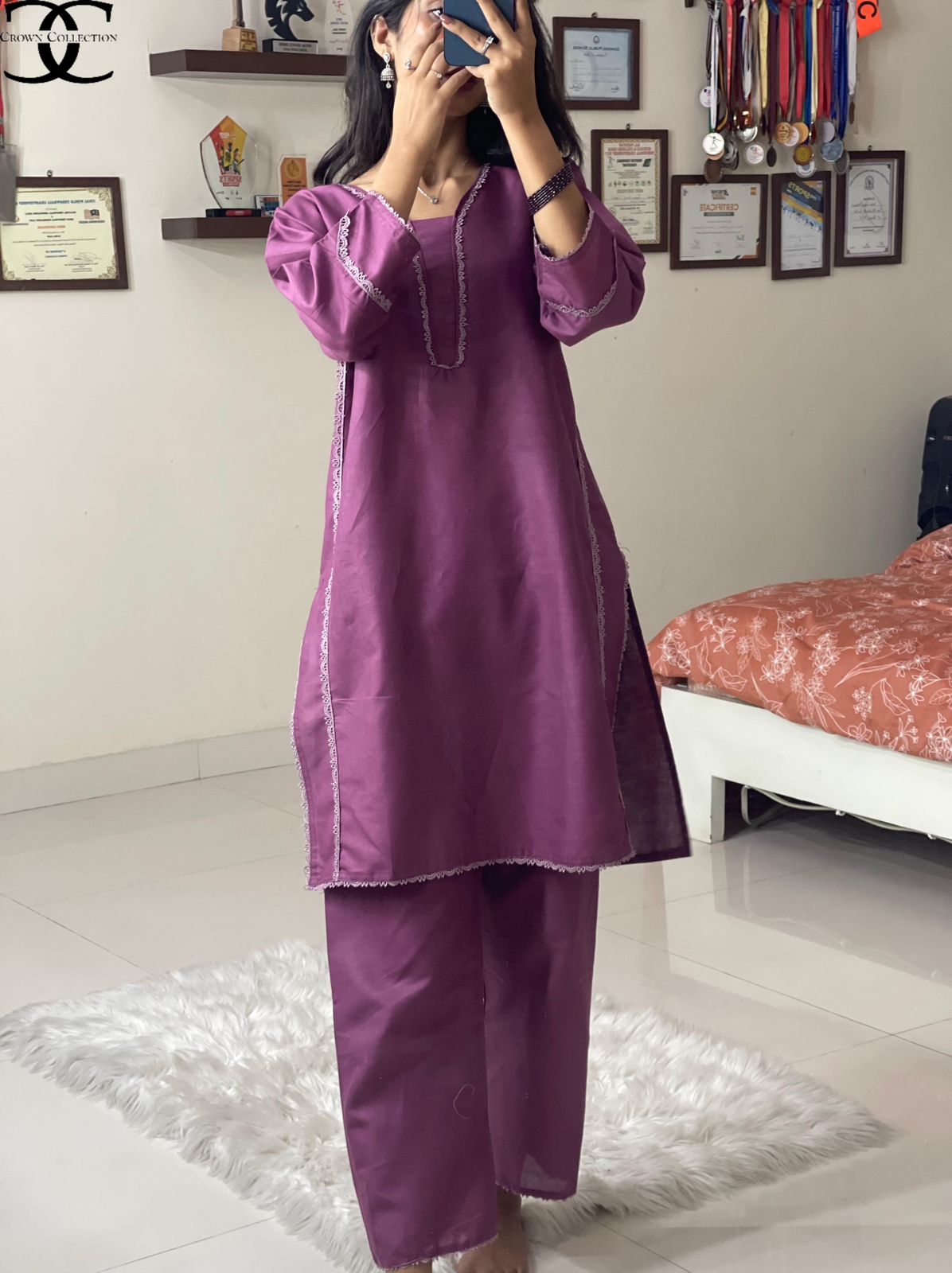 Cotton suit 2pc