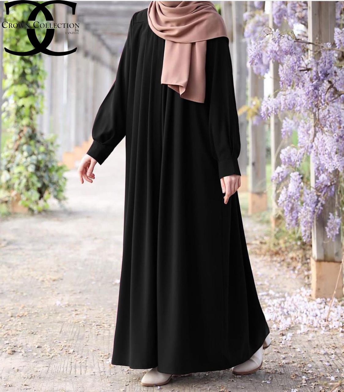 Abaya Front Zip With Both Sided Pocket