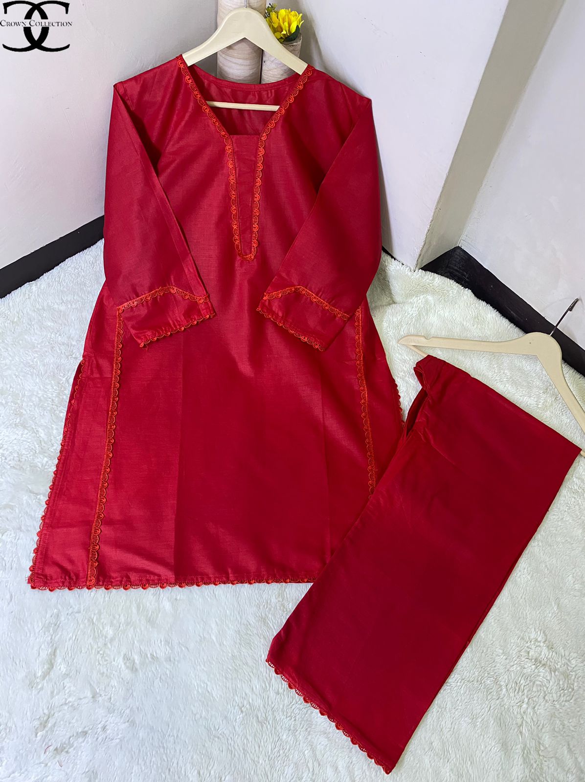 Cotton suit 2pc